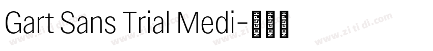 Gart Sans Trial Medi字体转换 Gart Sans Trial Medi字体转换